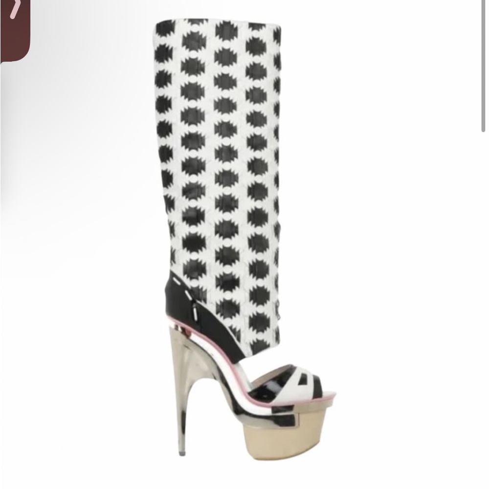 IN SEARCH OF **NOT FOR SALE** Versace spring 2010 open toe platform boot